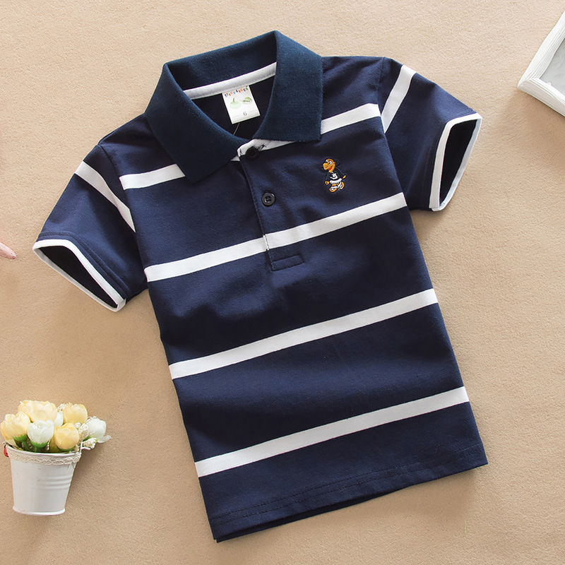 Summer Clothing Baby Boy - Летние рубашки-поло для мальчиков, футболка с