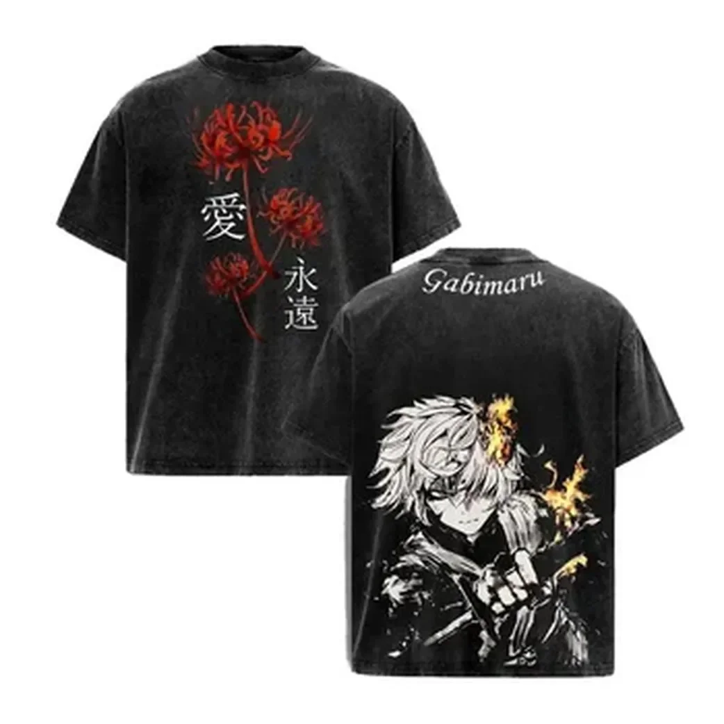 Summer Japanese Clothing - Футболка с изображением японского аниме Hell's