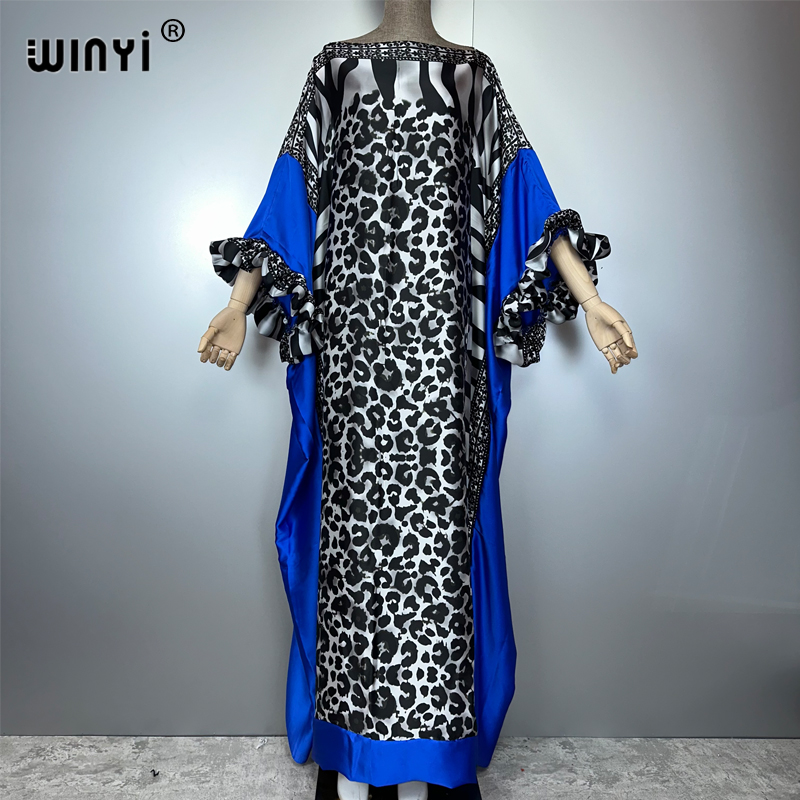 Summer Evenings Clothing - WINYI летнее вечернее платье с леопардовым