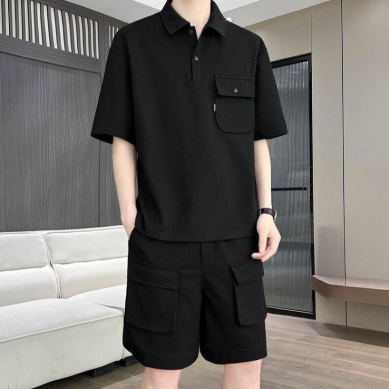 Summer Outdoor Clothing - Мужской летний комплект: поло с коротким