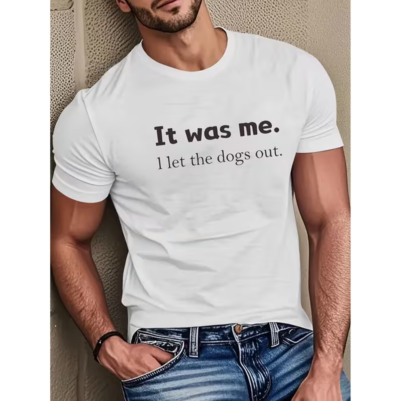 Summer Clothing Italy - Мужская футболка Fun I Let The