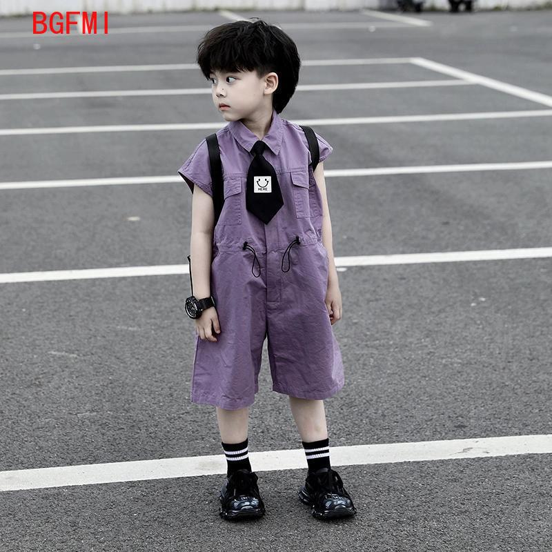 Summer Clothing Baby Boy - Детские летние шорты, комбинезоны, капри, фиолетовые