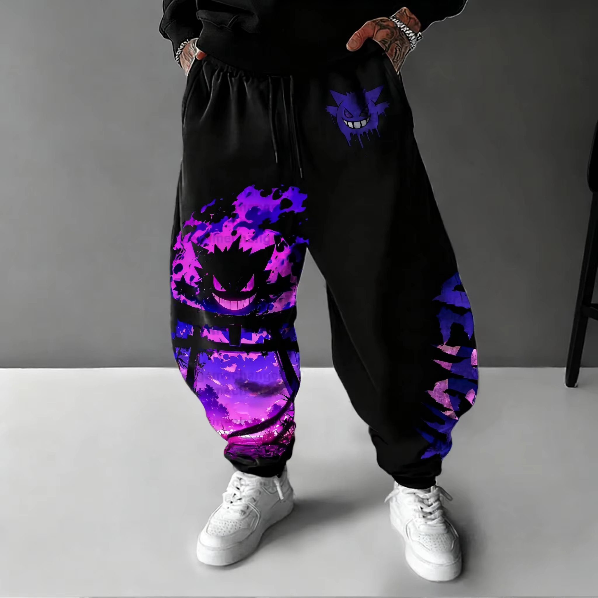 Summer Clothing In Japan - Спортивные брюки Y2K 2026 Pokemon Gengar