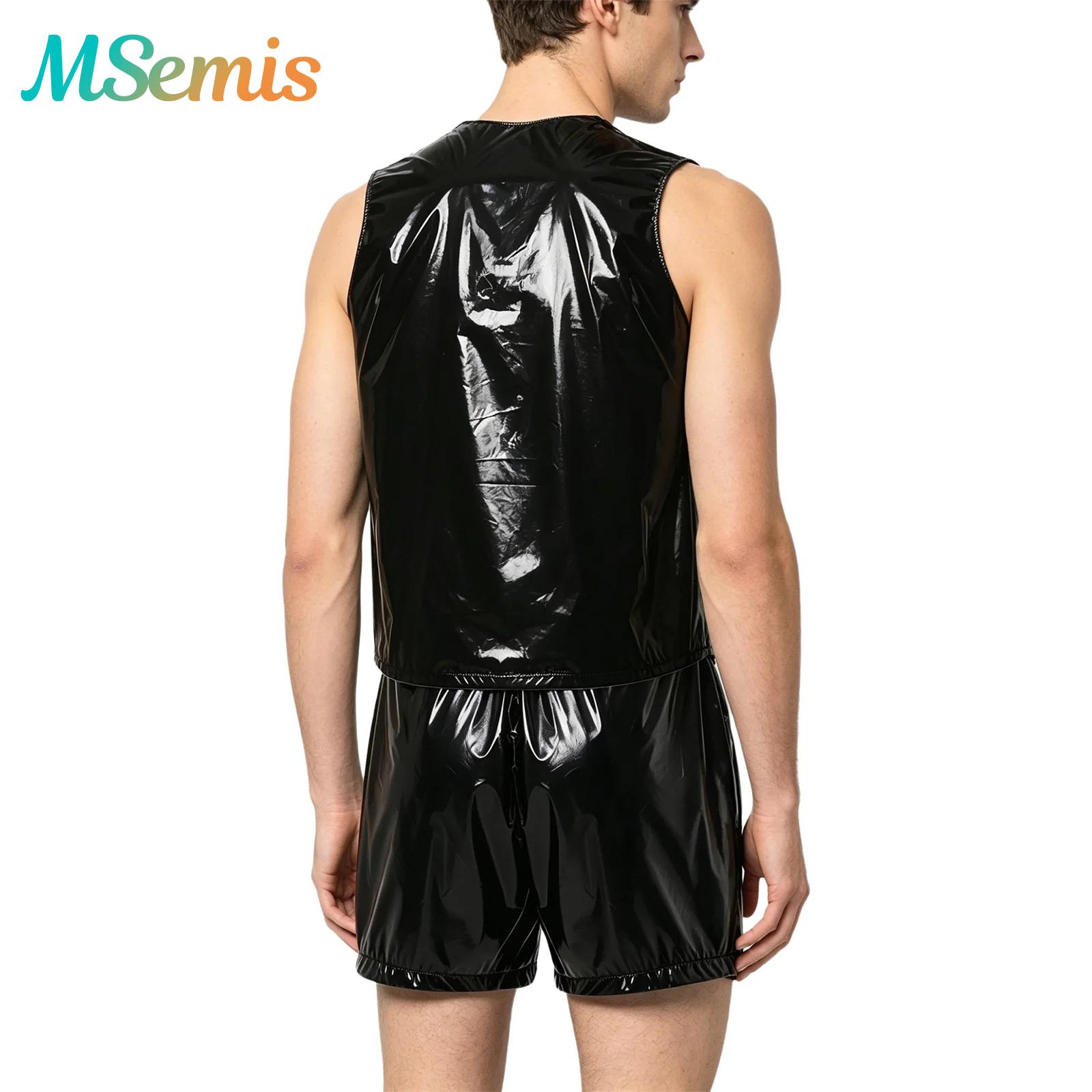 Summer Clothing Tops - Мужской водонепроницаемый спортивный костюм: майка и