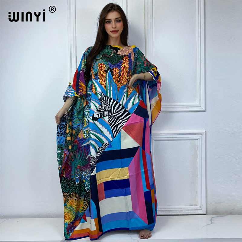Summer Evenings Clothing - WINYI новый высококачественный кафтан с принтом