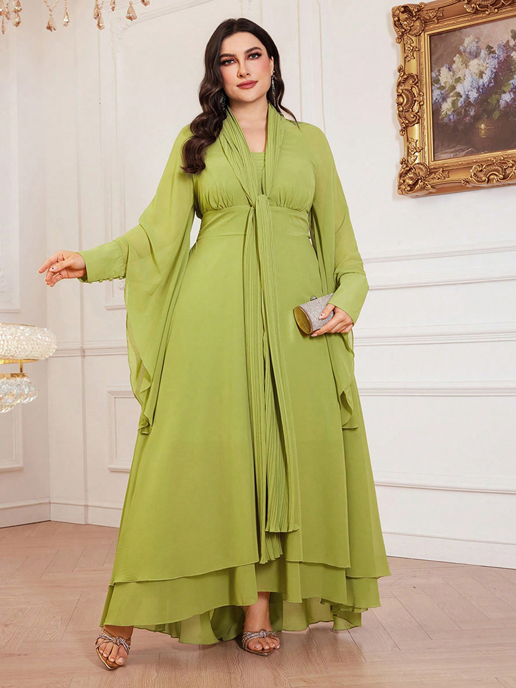 Summer Evenings Clothing - TOLEEN 2024, літо, великий розмір, розкішний