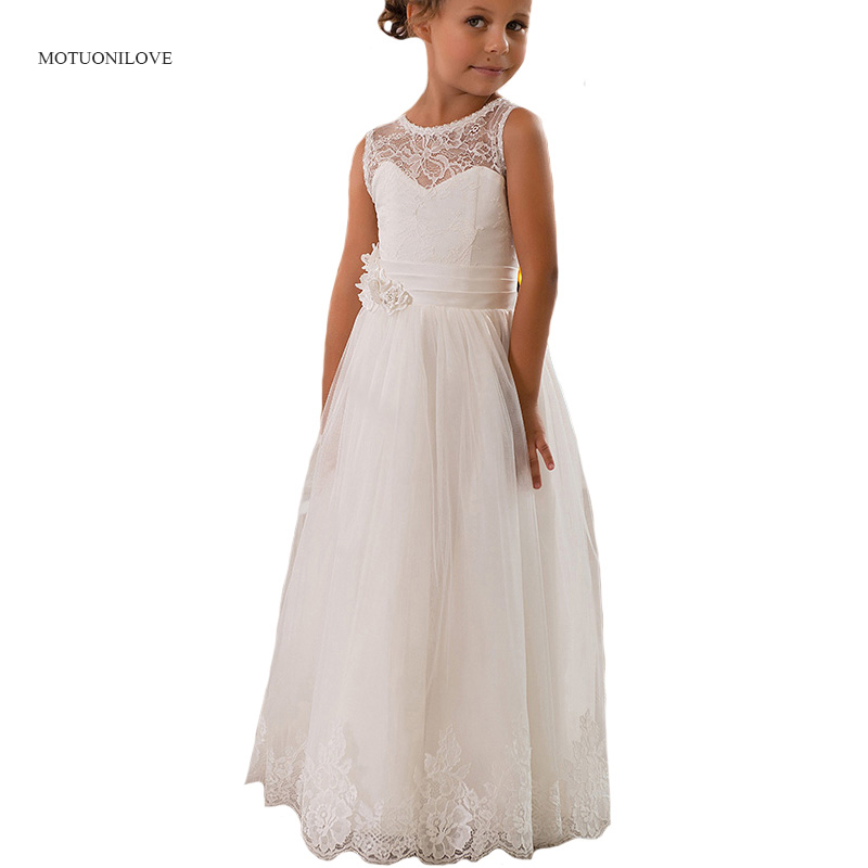 Summer Loving Kids Clothing - Кружевное платье трапециевидной формы без рукавов