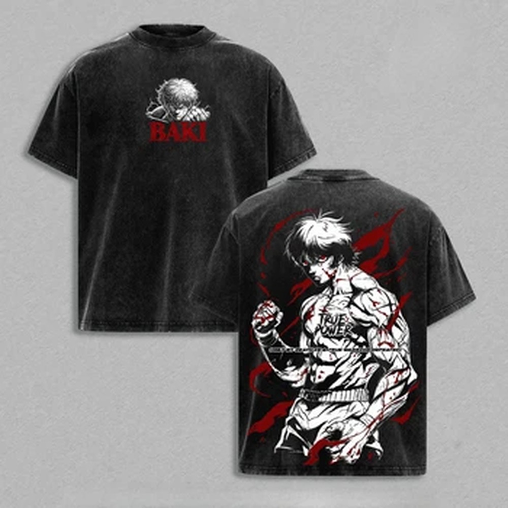 Summer Japanese Clothing - Футболка в стиле японского аниме Baki,