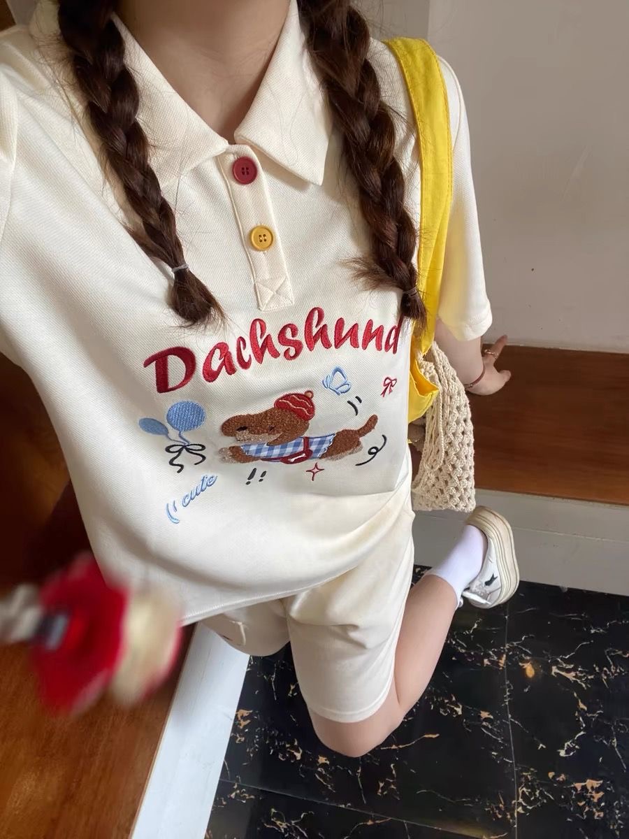 Summer Clothing In Japan - Kawaii Рубашка-поло в японском стиле с