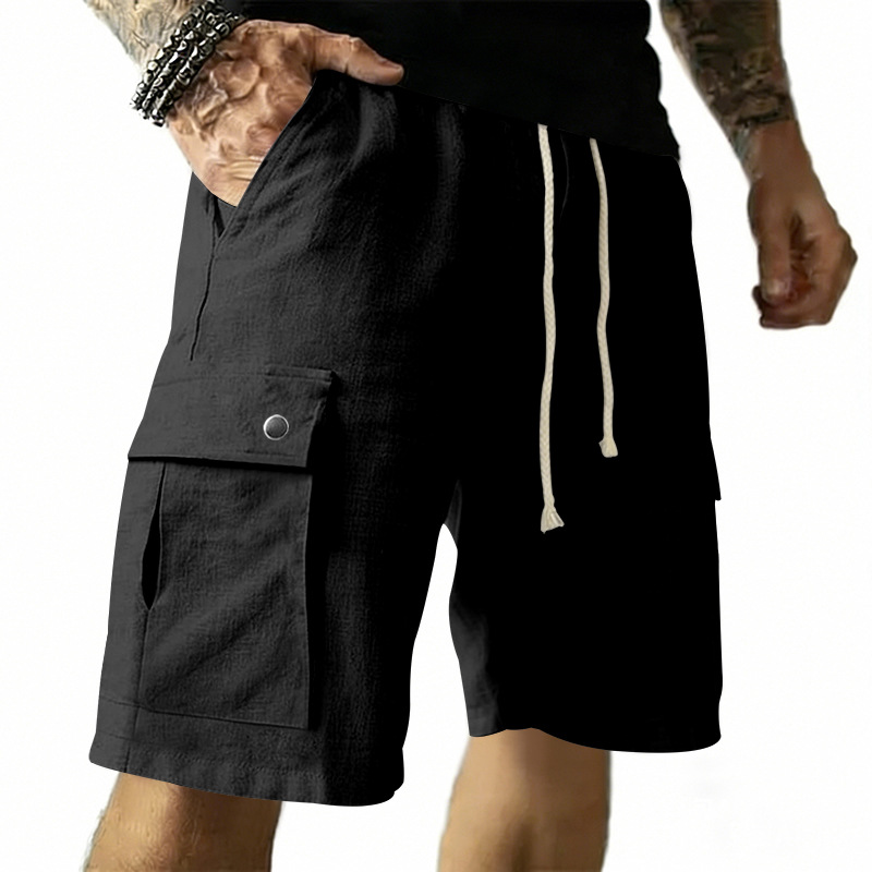 Европейские и американские муж – обзор и цена Linen Shorts Men