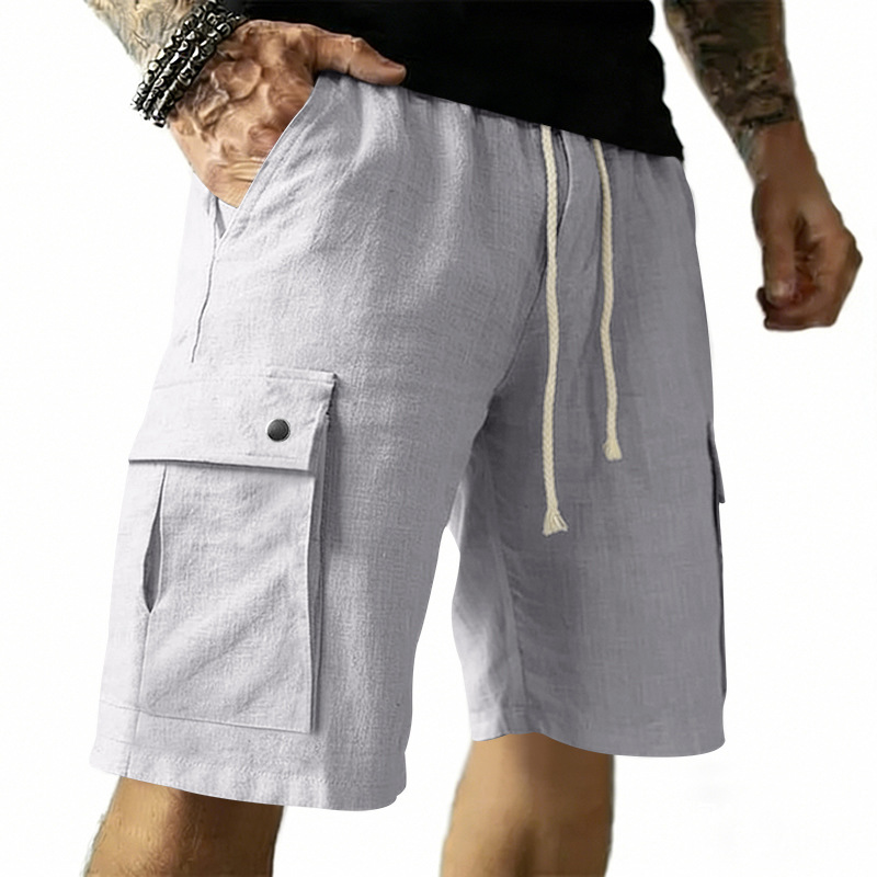 Европейские и американские муж – обзор и цена Linen Shorts Men
