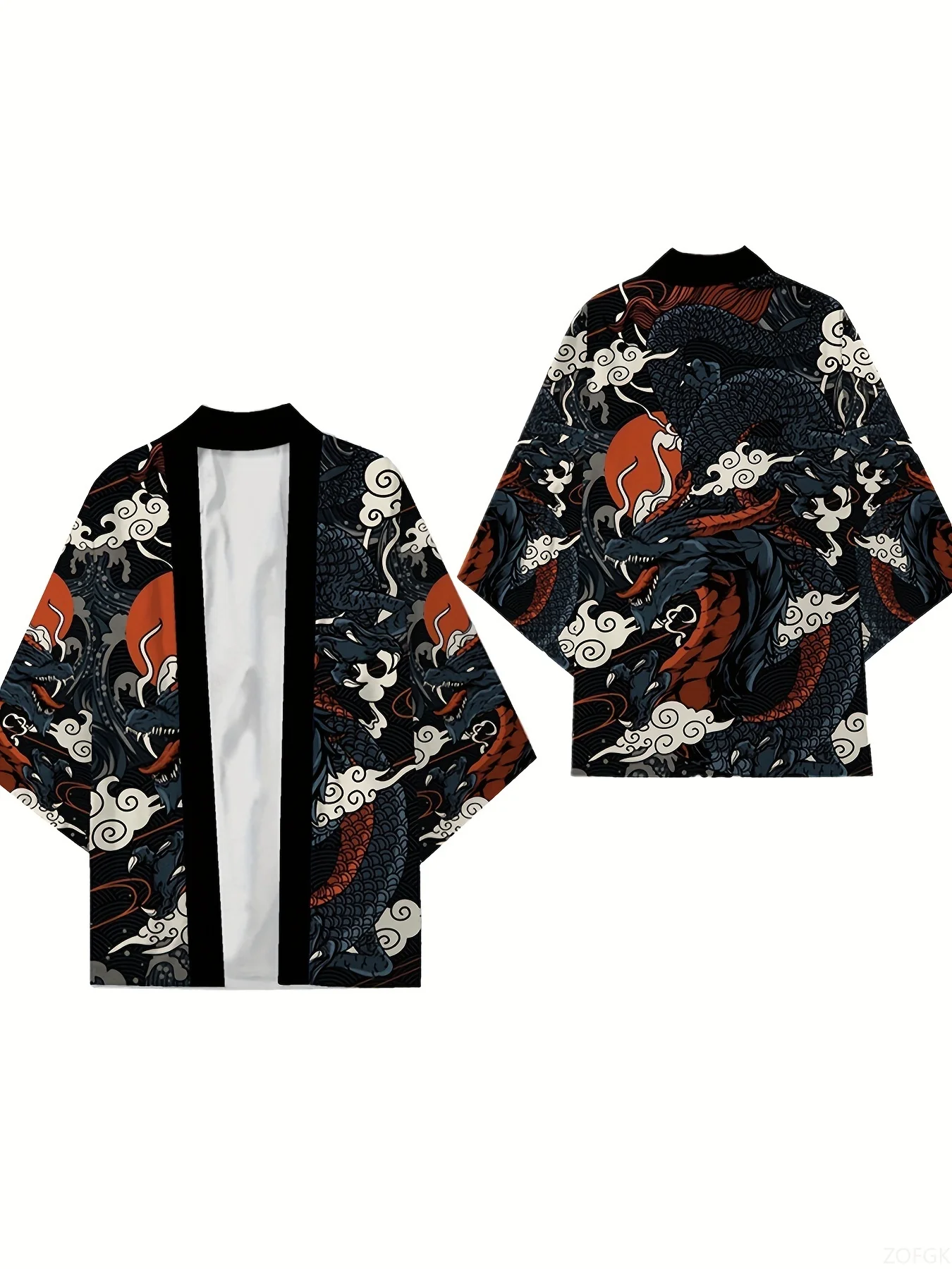 Кимоно унисекс с 3d ретро длин – обзор и цена Summer Japanese Clothing