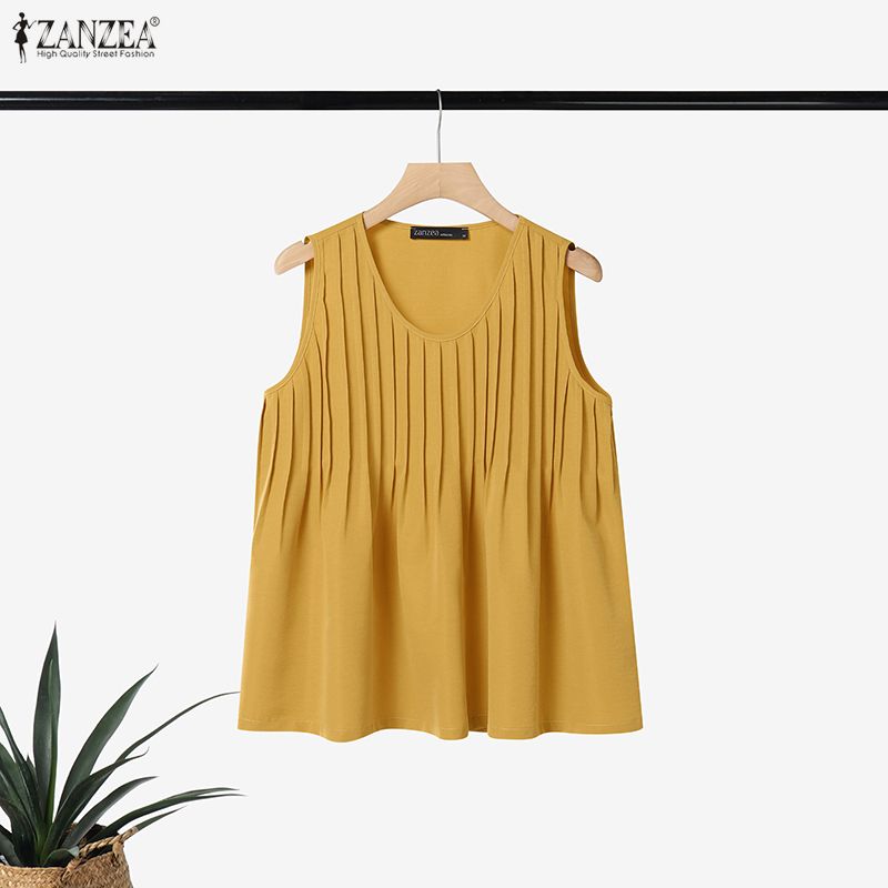 Женская майка ZANZEA больших р – обзор и цена Summer Clothing Plus Size Women
