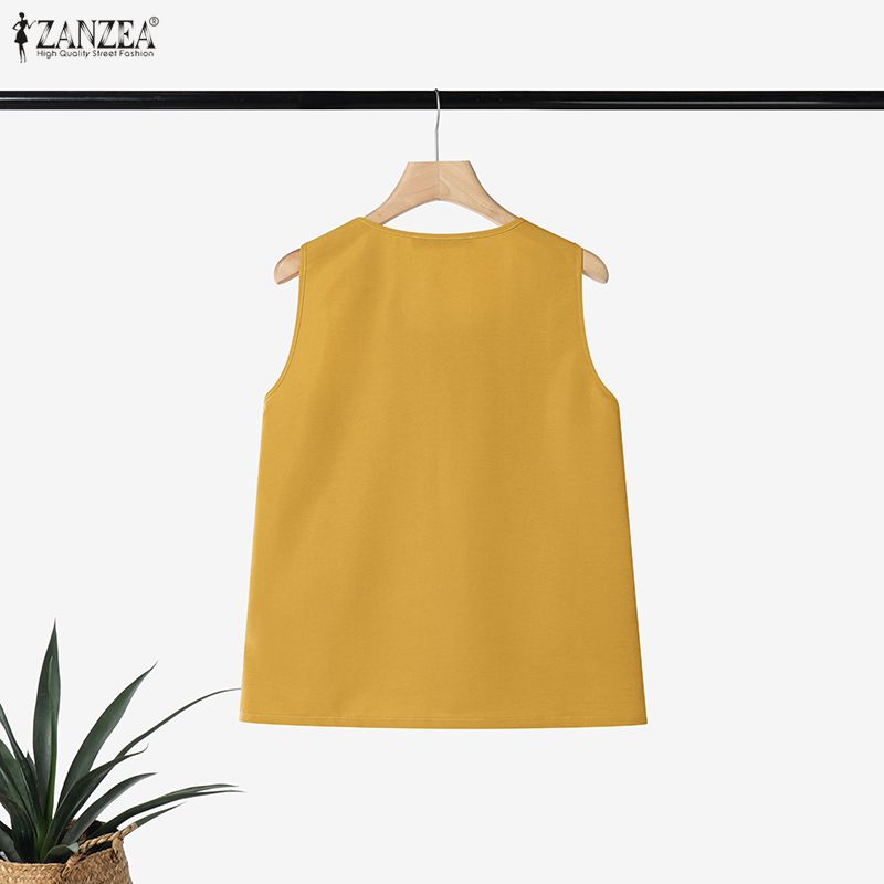 Женская майка ZANZEA больших р – обзор и цена Summer Clothing Plus Size Women