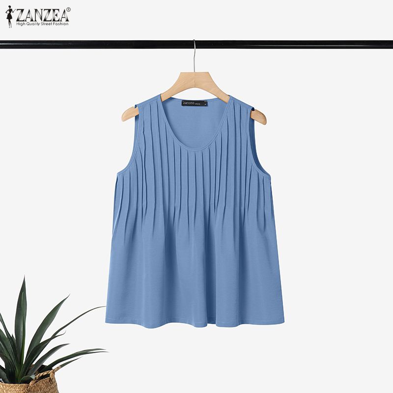 Женская майка ZANZEA больших р – обзор и цена Summer Clothing Plus Size Women