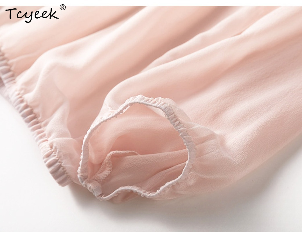 Женская топ-рубашка Tcyeek из  – обзор и цена Summer Clothing Tops