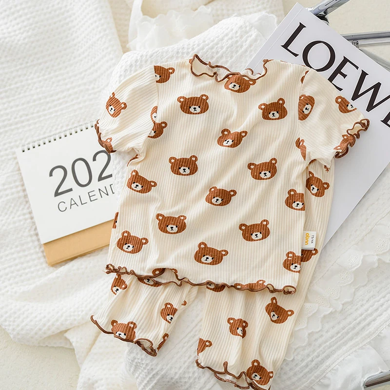 Летний хлопковый пижамный комп – обзор и цена Summer Clothing Baby Boy