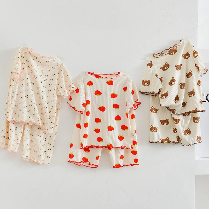 Летний хлопковый пижамный комп – обзор и цена Summer Clothing Baby Boy