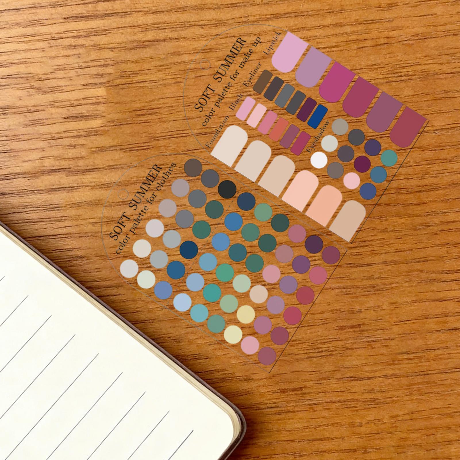 Набор из 2 акриловых палитр: м – обзор и цена Summer Clothing Color Palette