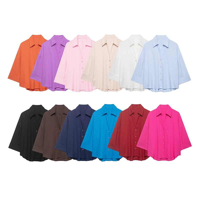 Женские модные свободные повсе – обзор и цена Tie Front Shirt