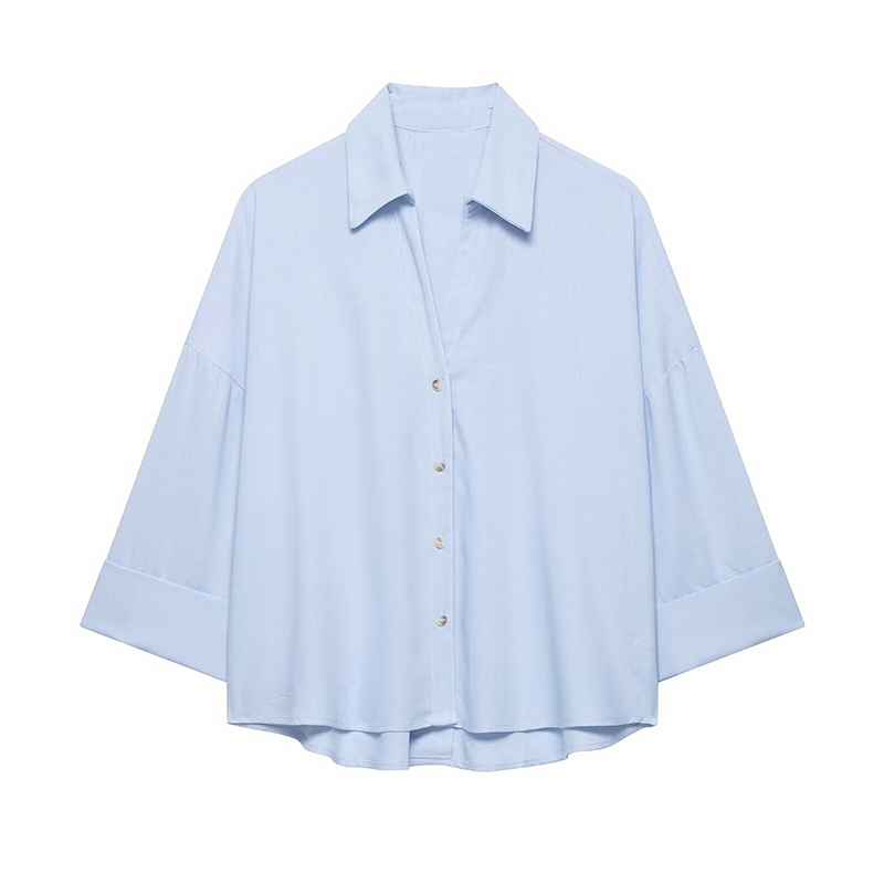 Женские модные свободные повсе – обзор и цена Tie Front Shirt