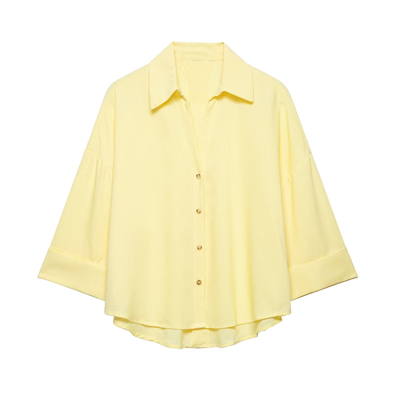 Женские модные свободные повсе – обзор и цена Tie Front Shirt