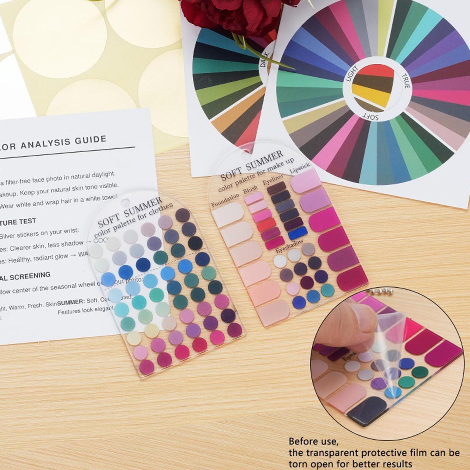 Набор из 2 акриловых карточек- – обзор и цена Summer Clothing Color Palette