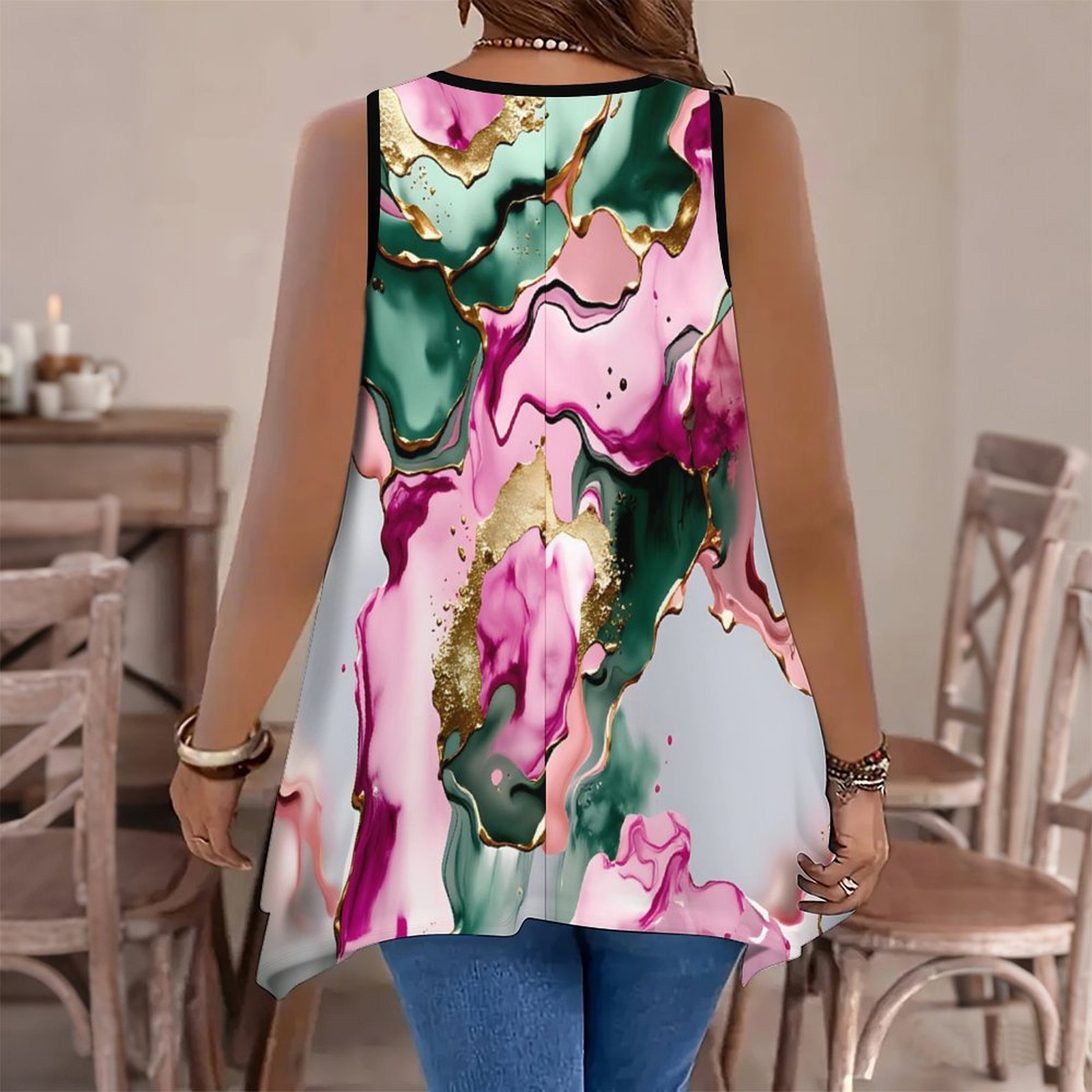 Элегантный ретро-топ без рукав – обзор и цена Summer Clothing In Winter
