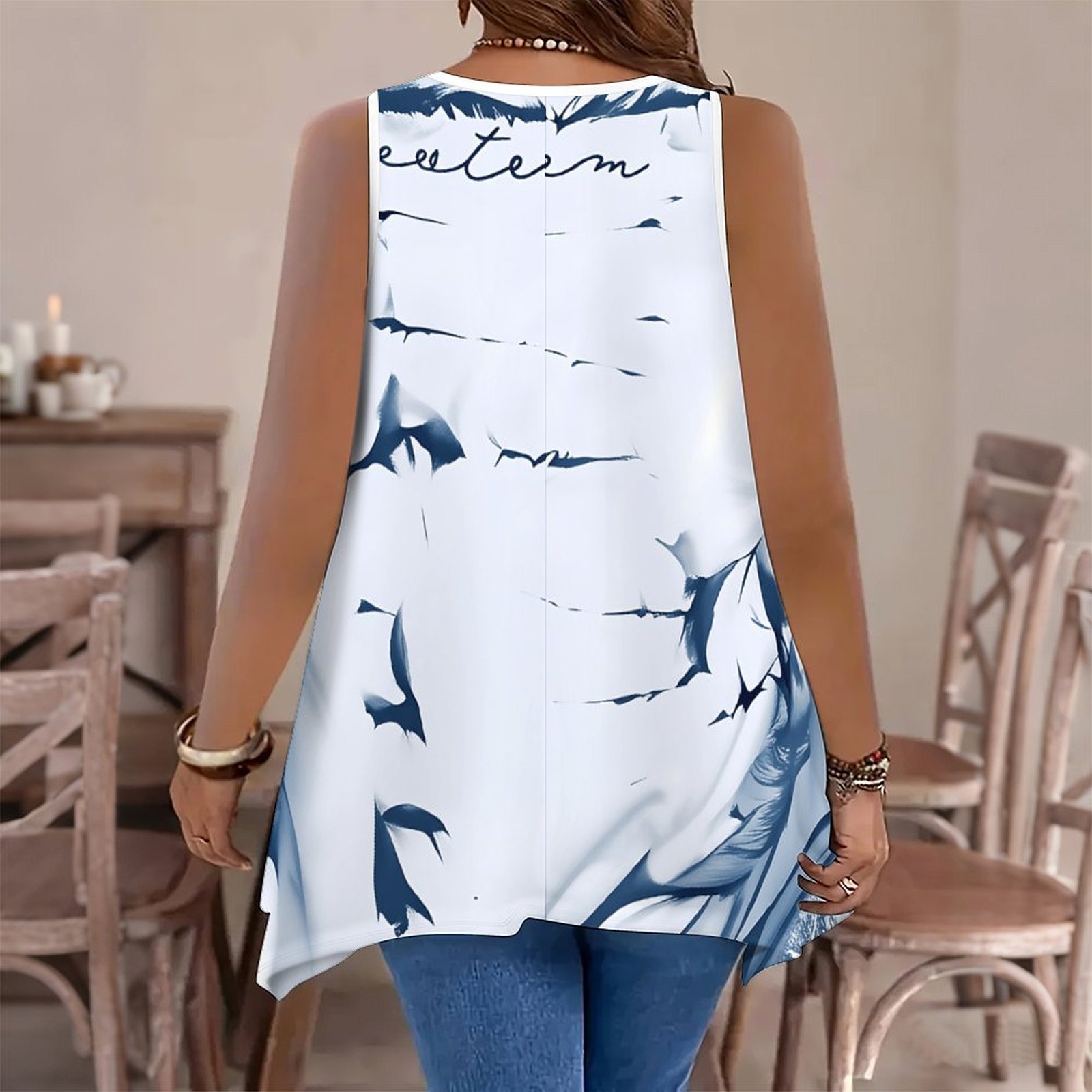 Элегантный ретро-топ без рукав – обзор и цена Summer Clothing In Winter