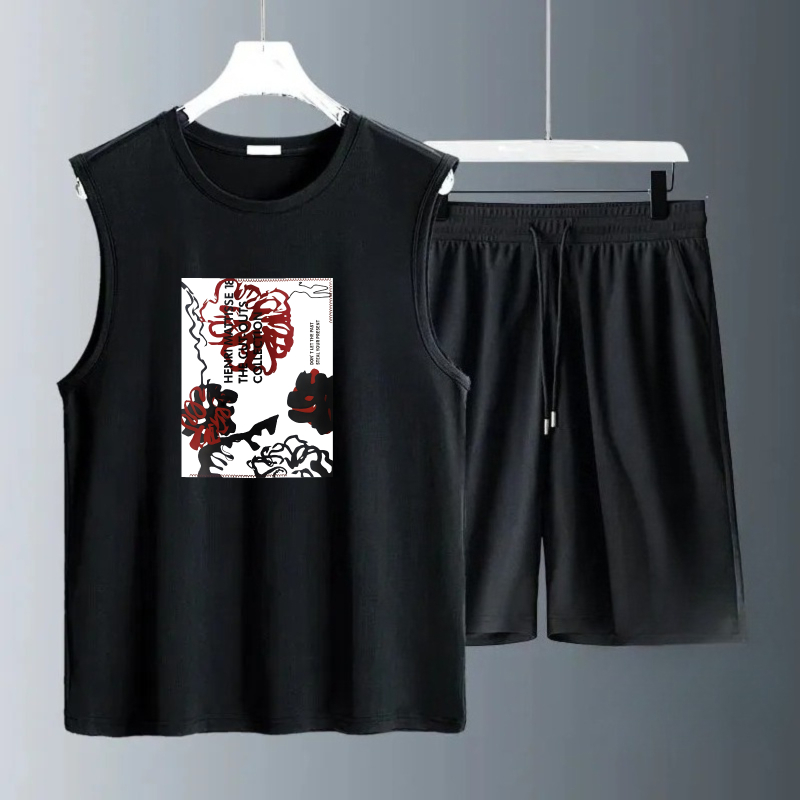 Мужские комплекты майок 2026 Л – обзор и цена Summer Clothing Tops