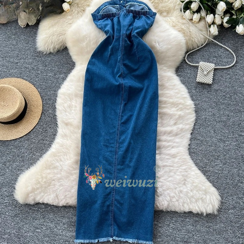 Женское джинсовое платье без б – обзор и цена Summer Clothing Y2K