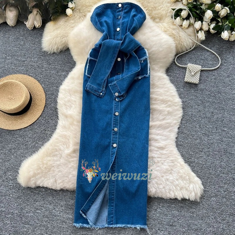 Женское джинсовое платье без б – обзор и цена Summer Clothing Y2K