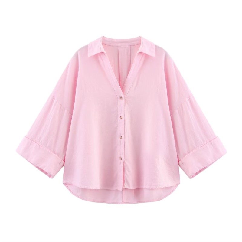 Женская рубашка HipSeam с широ – обзор и цена Tie Front Shirt